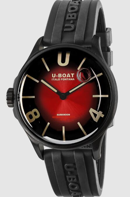 Replica U-BOAT Watch DARKMOON 40 MM RED PVD SOLEIL 9501